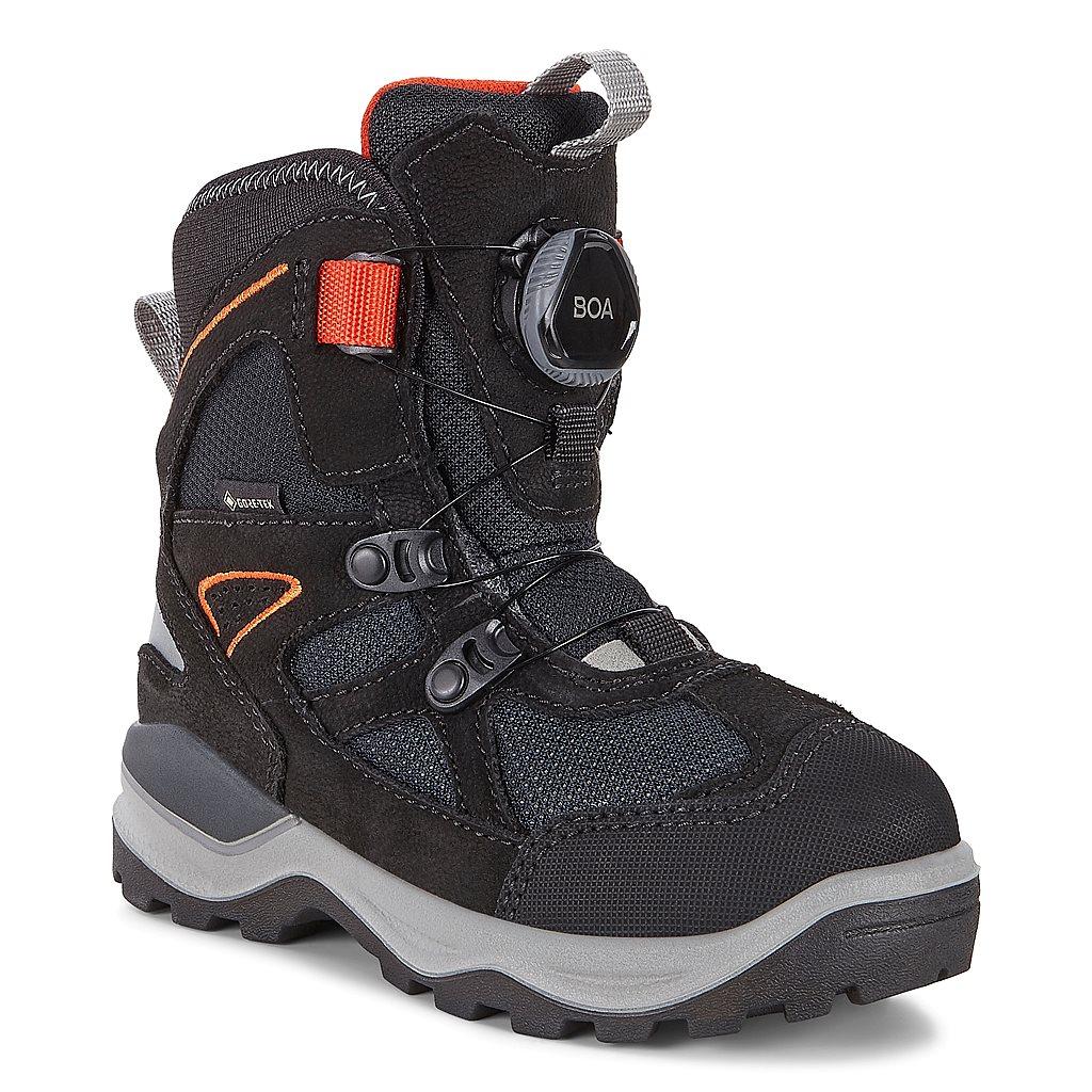 Bottes De Neige Ecco Snow Mountain Garçons Noir 4825-AFDIC